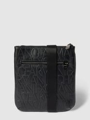 Crossbodytas met structuurmotief, model 'Embossed' van ARMANI EXCHANGE Grijs / zwart - 19