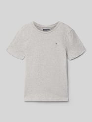 t-shirt o kroju regular fit z czystej bawełny od Tommy Hilfiger Teens - 38