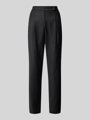 Straight leg pantalon met elastische band van Windsor Grijs / zwart - 3