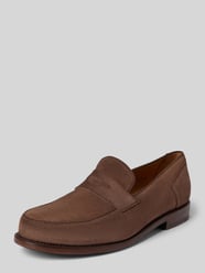 Loafers aus Leder Modell 'Haywood' von Henry Stevens - 5