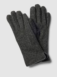 Handschuhe mit Motiv-Stitching von EEM Grau - 17