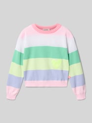 Sweter o kroju regular fit w stylu dzianiny od BILLIEBLUSH Fuksjowy - 18