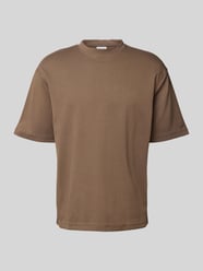 Relaxed Fit T-Shirt mit Rundhalsausschnitt Modell 'OSCAR' von SELECTED HOMME Braun - 12