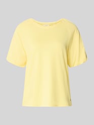 T-shirt o kroju regular fit z dodatkiem wiskozy model 'Ruffel' od Fynch-Hatton - 2