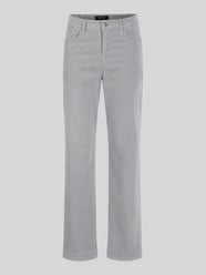 straight fit broek met corduroystructuur van Marc Cain - 24