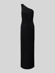 Abendkleid mit One-Shoulder-Träger von Jake*s Cocktail Schwarz - 8