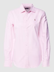 Hemdbluse mit Label-Stitching von Polo Ralph Lauren Rosa - 2