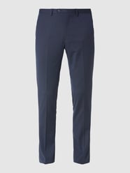 Anzug-Hose mit Webmuster von Montego Blau - 16
