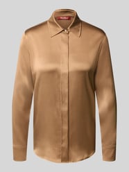 Regular Fit Langarmbluse aus Seiden-Mix Modell 'XERO' von Max Mara Studio - 11