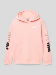 Hoodie mit Känguru-Tasche Modell 'POWER' von Puma Rosa - 15