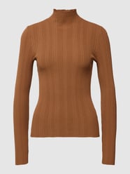 Shirt met lange mouwen en opstaande kraag, model 'Sharimy' van HUGO Bruin - 34