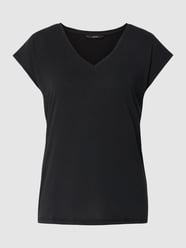T-Shirt mit V-Ausschnitt Modell 'FILLI' von Vero Moda Schwarz - 5