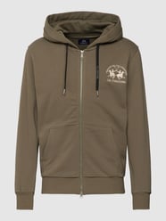 Sweatjacke mit Label-Stitching von La Martina Grün - 29