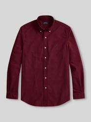 Custom Fit Freizeithemd aus reiner Baumwolle von Polo Ralph Lauren Bordeaux - 10