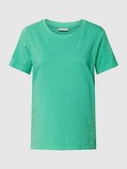 T-shirt met ronde hals, model 'NOS' van Fransa Groen - 43
