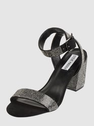 Sandalen met pailletten, model 'Malia' van Steve Madden Grijs / zwart - 43
