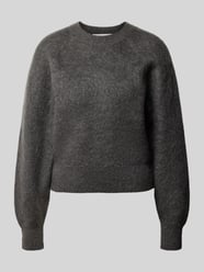 sweter w kroju regular fit z mieszanki moheru i wełny model 'MIRA' od Selected - 29