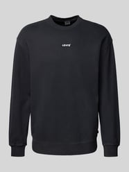 Relaxed Fit Sweatshirt aus Viskose mit Label-Detail von Levi's® Schwarz - 32