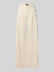 High Waist Wide Fit Jeans mit Eingrifftaschen von Marc Cain Beige - 21