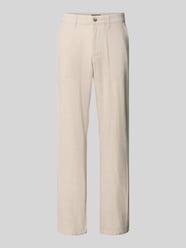 Regular Fit Hose aus Leinen-Viskose-Mix mit Eingrifftaschen von Christian Berg Men - 7