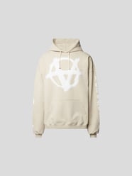 Oversized Hoodie mit Prints von VETEMENTS Weiß - 18
