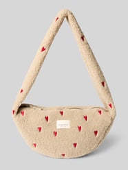 Shoulder Bag mit Teddyfell Modell 'Hearts' von STUDIO NOOS - 4