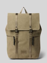 Rugzakfunctie met logopatch van pure katoen model 'SPLÄSH' van GASTON LUGA - 6