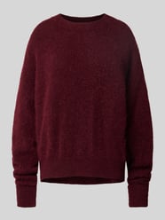 Oversized Strickpullover mit gerippten Abschlüssen Modell 'VITOW' von American Vintage Bordeaux - 11