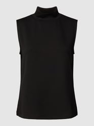 T-Shirt im ärmellosen Design mit Stehkragen von Christian Berg Woman Schwarz - 19