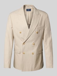 Slim Fit Sakko mit Brustleistentasche von MCNEAL Beige - 12