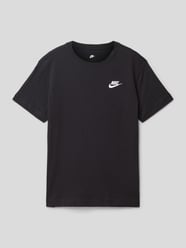 T-Shirt mit Logo-Stitching von Nike Schwarz - 25