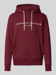 Oversized Hoodie aus Baumwoll-Mix von Tommy Hilfiger Bordeaux - 5