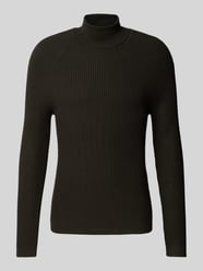 Gebreide pullover met structuurmotief van Antony Morato Groen - 11