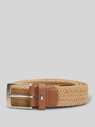 Pasek w efekcie plecionki od Tommy Hilfiger - 44