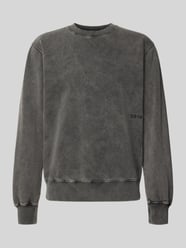 Bluza o kroju relaxed fit z wyhaftowanym napisem model ‘Axiom’ od Edwin - 5