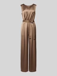 Kombinezon o kroju shaped fit z paskiem w talii do wiązania od s.Oliver BLACK LABEL - 22