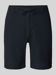 regular fit chino-shorts van mix van katoen en linnen model 'BRODY' van Selected Homme - 43