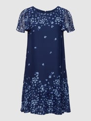 Blusenkleid mit Allover-Muster von DKNY Blau - 42