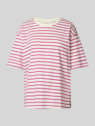 T-Shirt mit überschnittenen Schultern Modell 'winny' von Kaffe Pink - 35