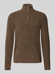 Regular fit schipperstrui met korte ritssluiting, model 'JOIN' van Only & Sons - 3