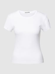 T-Shirt mit Rundhalsausschnitt Modell 'KOALE' von Drykorn Weiß - 40