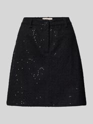 Minirock mit Paillettenbesatz Modell 'SHOW' von FREE/QUENT - 36