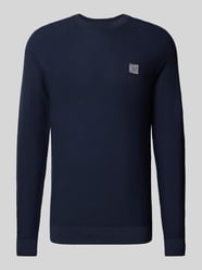 Sweter z dzianiny z prążkowanymi wykończeniami od s.Oliver RED LABEL - 44