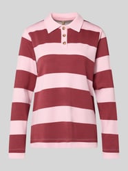Bluza z kołnierzykiem polo model „BARNI” od Soyaconcept Fuksjowy - 20