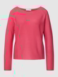 Longsleeve in Strick-Optik Modell 'CIELLA' von Cinque Rosa - 48