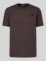 Regular Fit Sport-T-Shirt aus Baumwoll-Mix von Under Armour Beige - 36