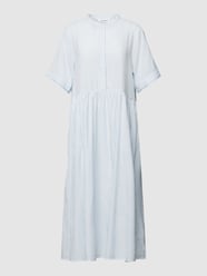 Midikleid mit Streifenmuster Modell 'Allysia' von Soft Rebels Blau / Türkis - 8