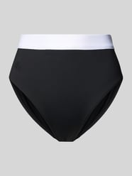 High Waist Bikini-Hose mit Logo-Stitching Modell 'BEL AIR' von Lauren Ralph Lauren - 1