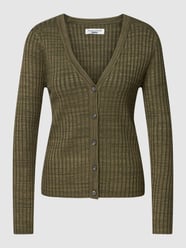 Gebreid jack met structuurmotief van Marc O'Polo Denim Groen - 7