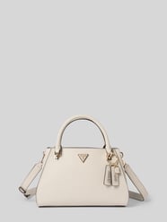 Handtas met labelapplicatie model 'NOELLE II' van GUESS Beige - 29